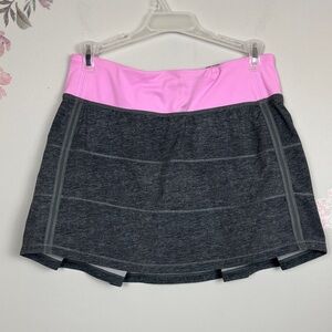 Lululemon Athletica Pink and Gray Tennis Skirt - 4